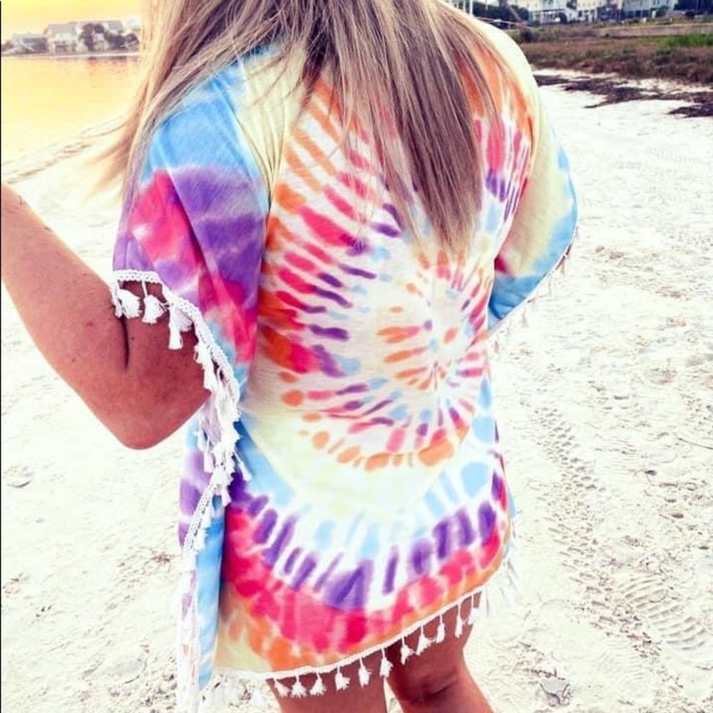 🆕 Tie Dye Beach Kimono 🌴